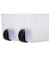 Trixie Voerton Luchtdicht Afsluitbaar Kunststof Transparant Wit / Wit 40 LTR 26,5X44,5X61,5 CM