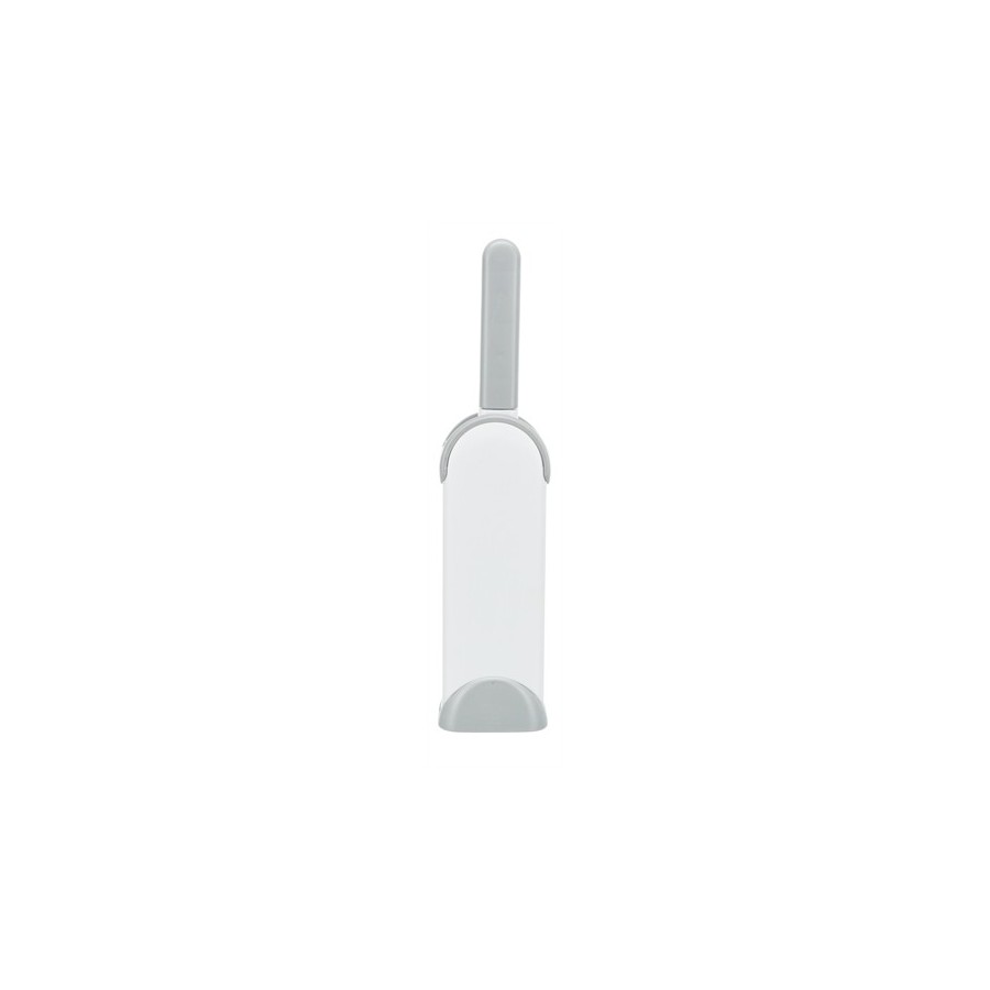 Trixie Harenpluizenborstel Met Reinigingsstation Wit / Grijs 33 CM
