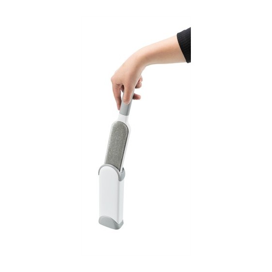 Trixie Harenpluizenborstel Met Reinigingsstation Wit / Grijs 33 CM