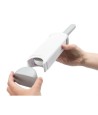 Trixie Harenpluizenborstel Met Reinigingsstation Wit / Grijs 33 CM