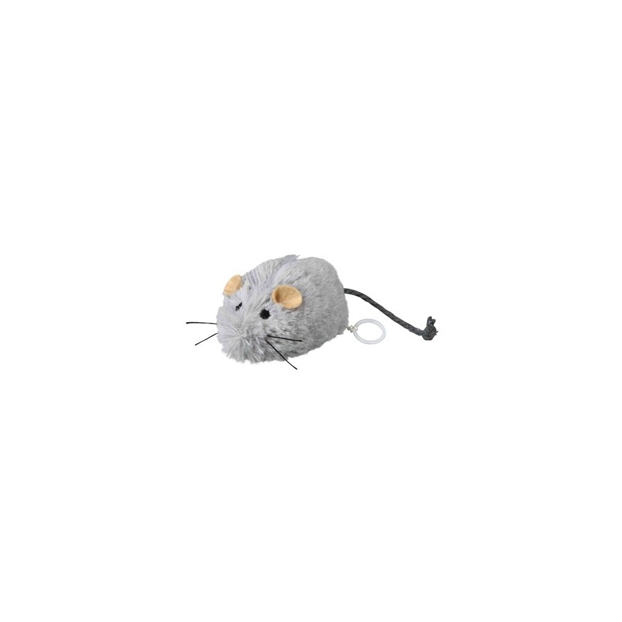 Trixie Opwindbare Pluche Muis Met Catnip 8 CM