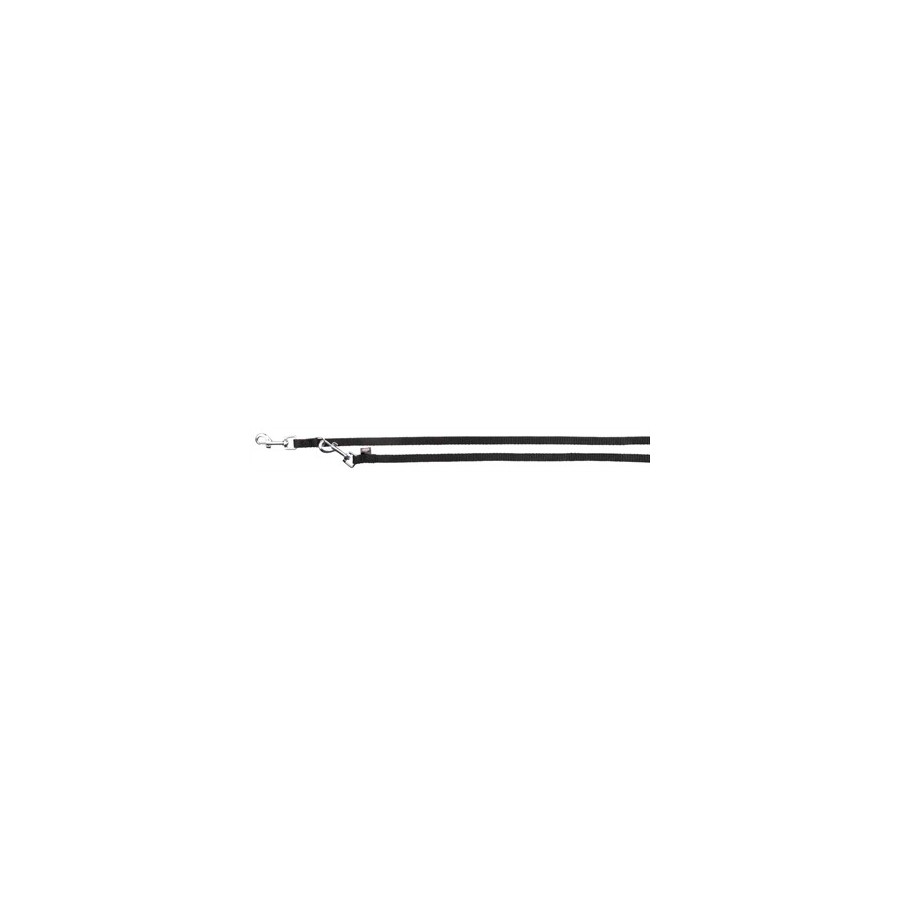 Trixie Hondenriem Classic Verstelbaar Zwart 200X1 CM