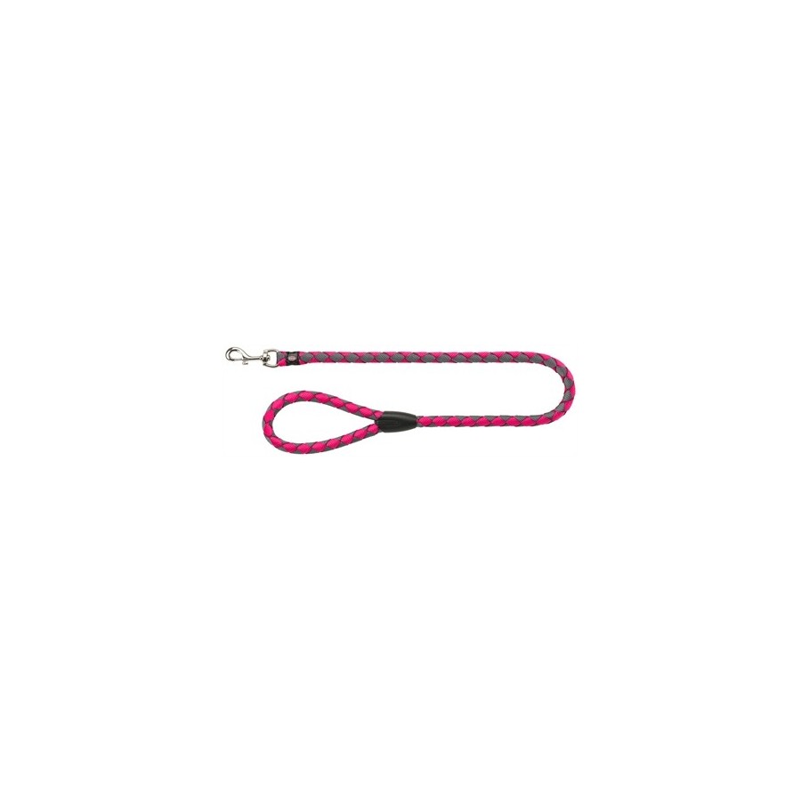 Trixie Hondenriem Cavo Fuchsia / Grijs 100X1,2 CM