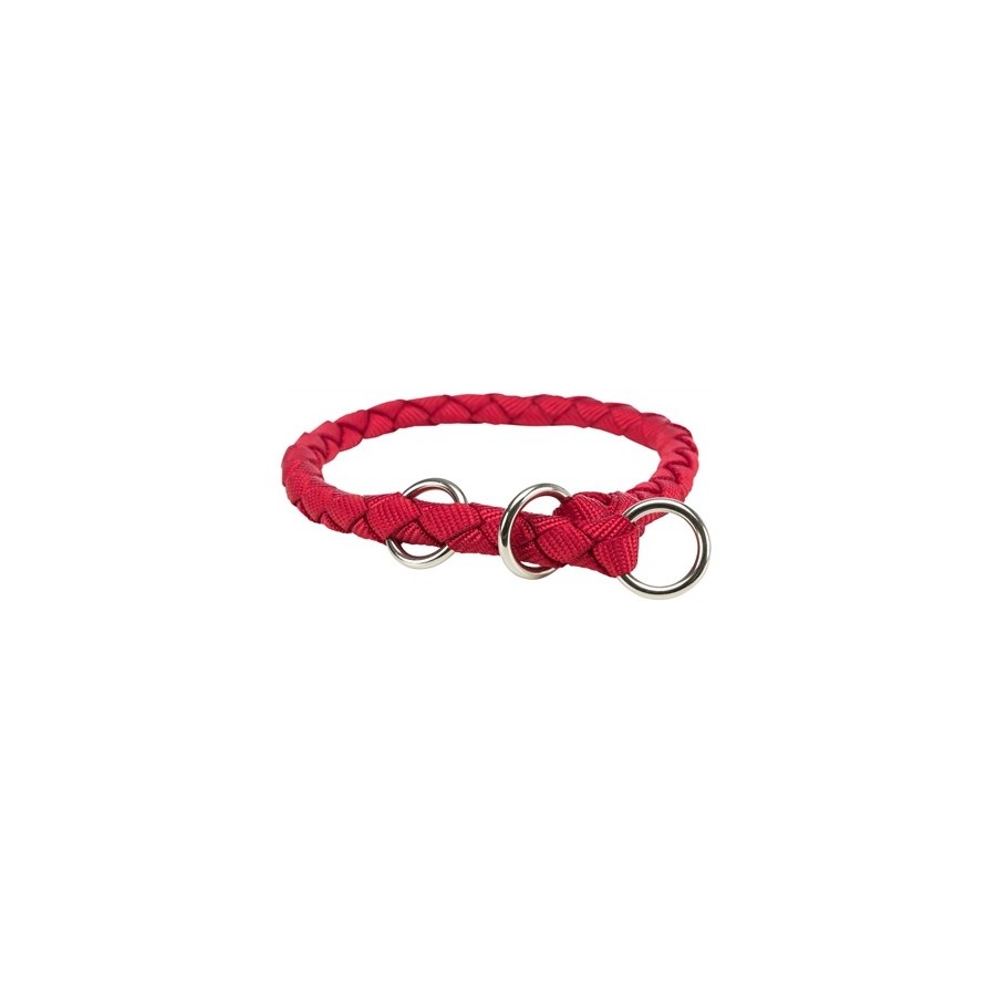 Trixie Halsband Hond Cavo Halfslip Halsband Rood 39-45X1,2 CM