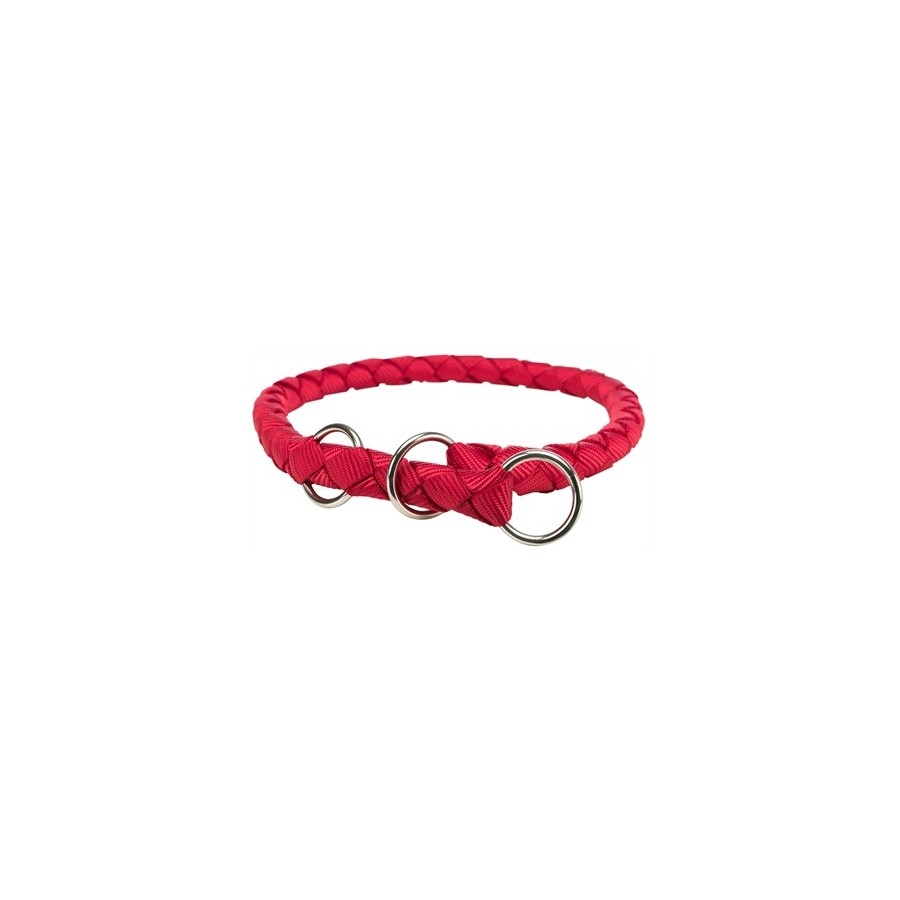 Trixie Halsband Hond Cavo Halfslip Halsband Rood 52-60X1,8 CM