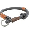 Trixie Halsband Hond Be Nordic Halfslip Donkergrijs / Bruin 30X0,6 CM