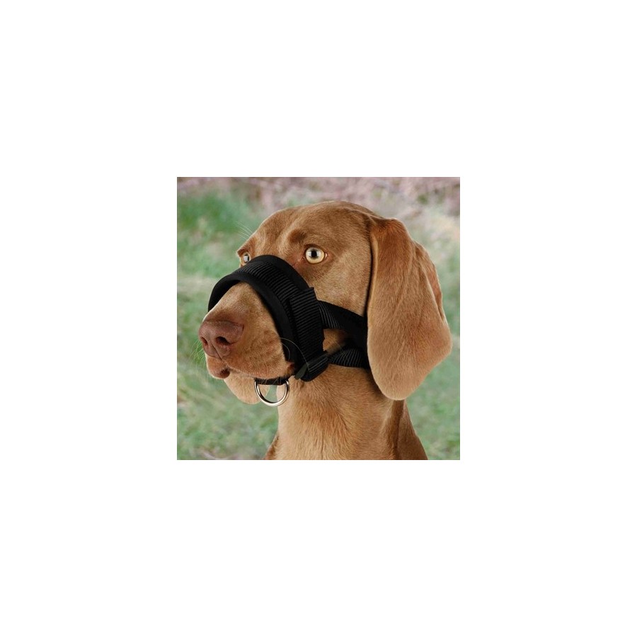 Trixie Snuitje Nylon Zwart 22-35 CM 2 ST