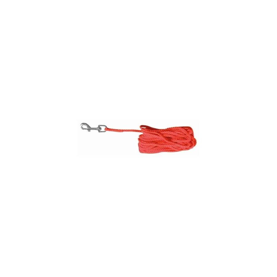 Trixie Hondenriem Sleeplijn Rood 15 MTRX0,5 CM
