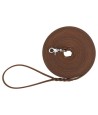 Trixie Hondenriem Rustic Sleeplijn Vetleer Donkerbruin 10 MTRX0,8 CM