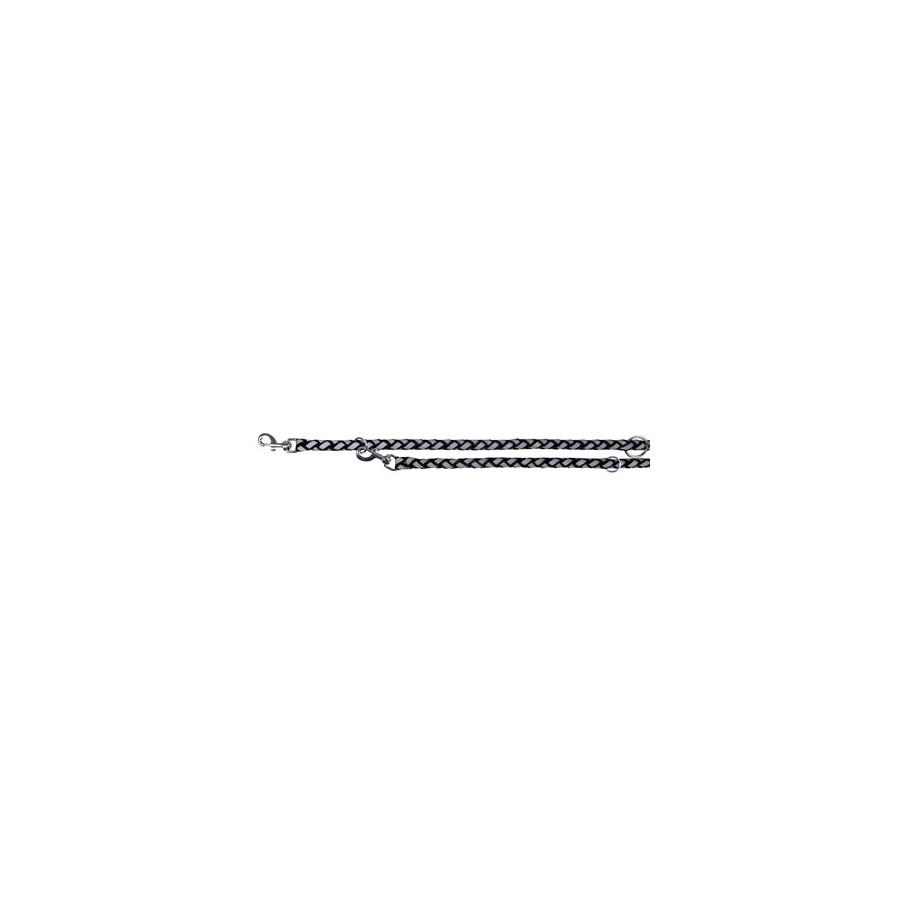 Trixie Hondenriem Cavo Reflective Band Verstelbaar Zwart 200X1,2 CM