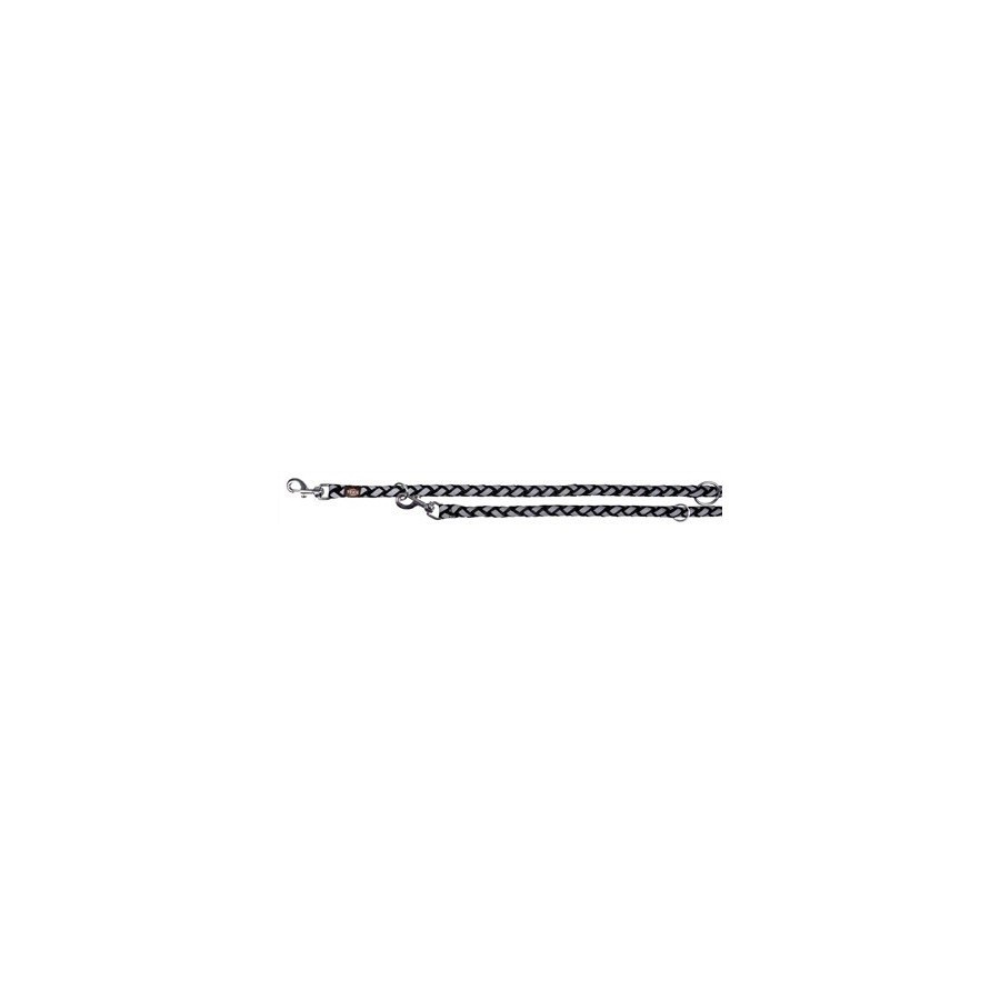 Trixie Hondenriem Cavo Reflective Band Verstelbaar Zwart 200X1,8 CM