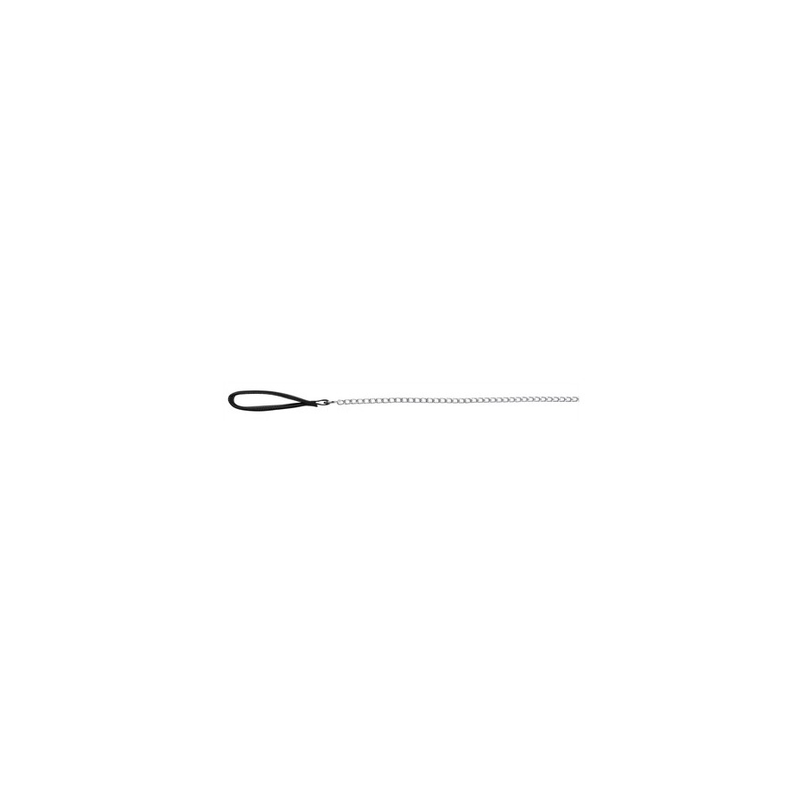 Trixie Hondenriem Ketting Met Nylon Handvat Zwart 100X0,3 CM