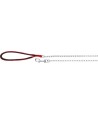 Trixie Hondenriem Ketting Met Nylon Handvat Rood 100X0,3 CM