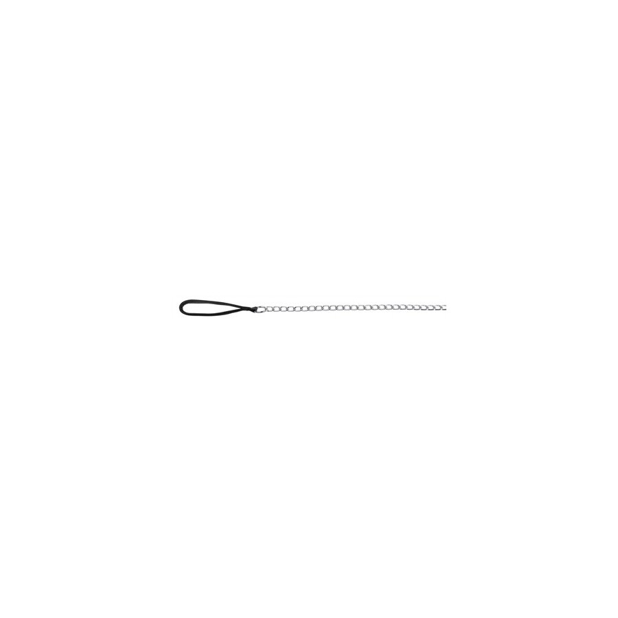 Trixie Hondenriem Ketting Met Nylon Handvat Zwart 100X0,4 CM