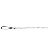 Trixie Hondenriem Ketting Met Nylon Handvat Zwart 100X0,4 CM