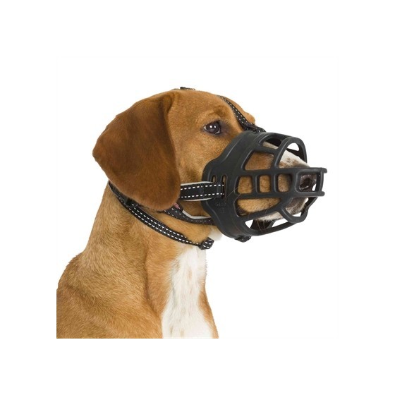 Trixie Muilkorf Muzzle Flex Silicone Zwart L 27X31 CM