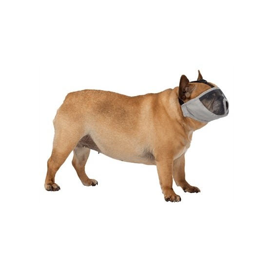 Trixie Muilkorf Voor Rassen Met Platte Neus Polyester Grijs S-M 40 CM 2 ST