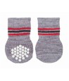 Trixie Hondensokken Anti-Slip Grijs L-XL 3X2 ST