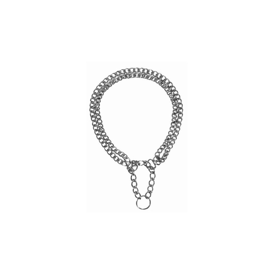 Trixie Halsband Hond Half-Slip Ketting Met 2 Rijen 50X0,25 CM