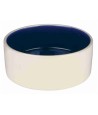 Trixie Voerbak Keramiek Crème / Blauw 18X18 CM 1 LTR 4 ST