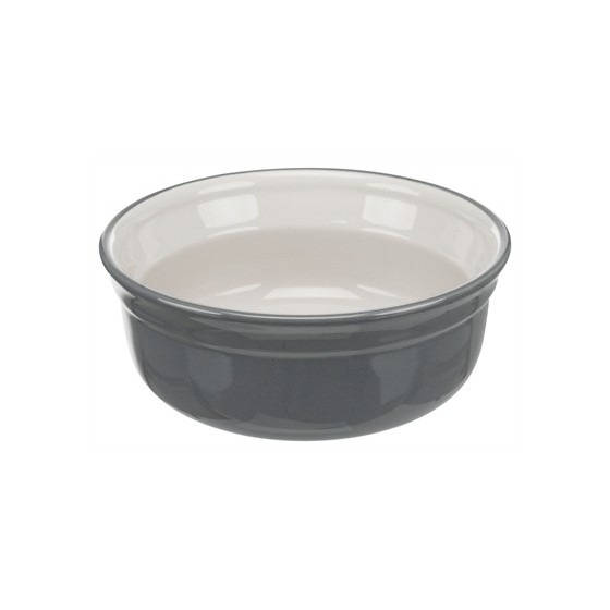 Trixie Voerbak-Set Keramiek  /  Metaal Petrol / Grijs 2X1,6 LTR