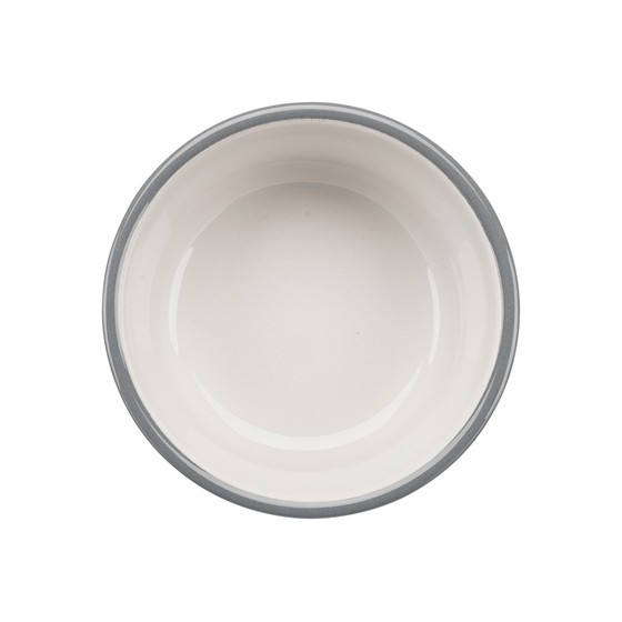 Trixie Voerbak-Set Keramiek  /  Metaal Petrol / Grijs 2X1,6 LTR