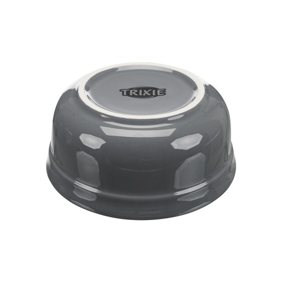 Trixie Voerbak-Set Keramiek  /  Metaal Petrol / Grijs 2X1,6 LTR