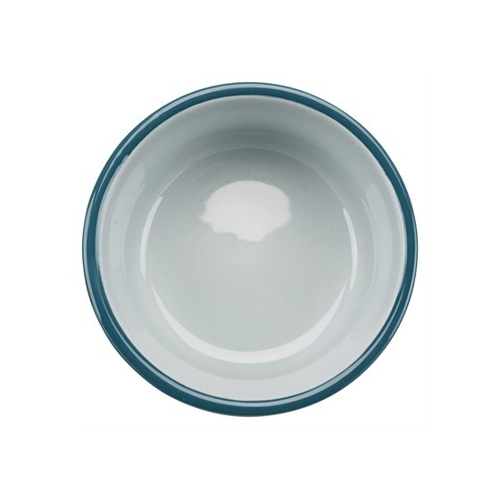 Trixie Voerbak-Set Keramiek  /  Metaal Petrol / Grijs 2X1,6 LTR