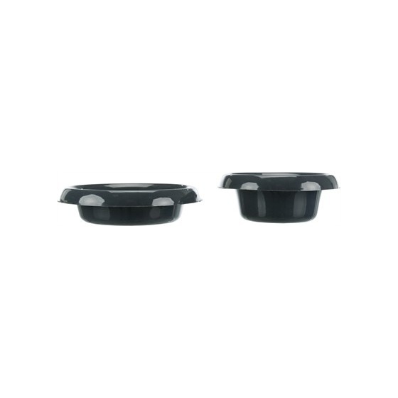 Trixie Voerbak Station Kunststof Wit  /  Assorti 46X30X11 CM 250 ML/300 ML 2 ST