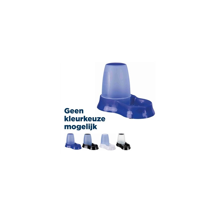 Trixie Voer- En Waterdispenser Kunststof Assorti 21X12X15 CM 600 ML 2 ST