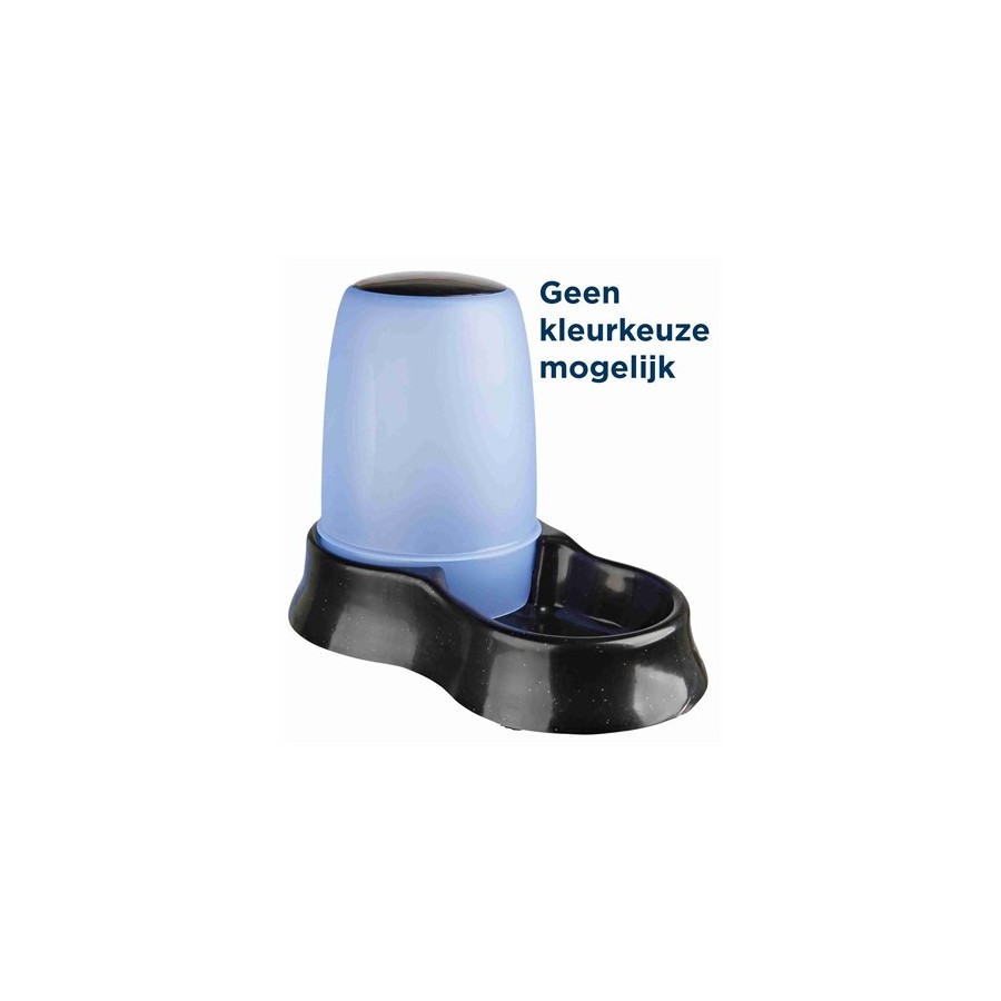 Trixie Voer- En Waterdispenser Kunststof Assorti 28X17X20 CM 1,5 LTR 2 ST