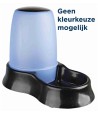 Trixie Voer- En Waterdispenser Kunststof Assorti 28X17X20 CM 1,5 LTR 2 ST
