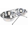 Trixie Voer / Waterbak-Set Rvs / Metaal 2X2,8 LTR 4 ST