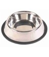 Trixie Voerbak Rvs / Rubberring 21X21 CM 700 ML 4 ST