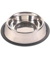 Trixie Voerbak Rvs / Rubberring 23X23 CM 900 ML 4 ST