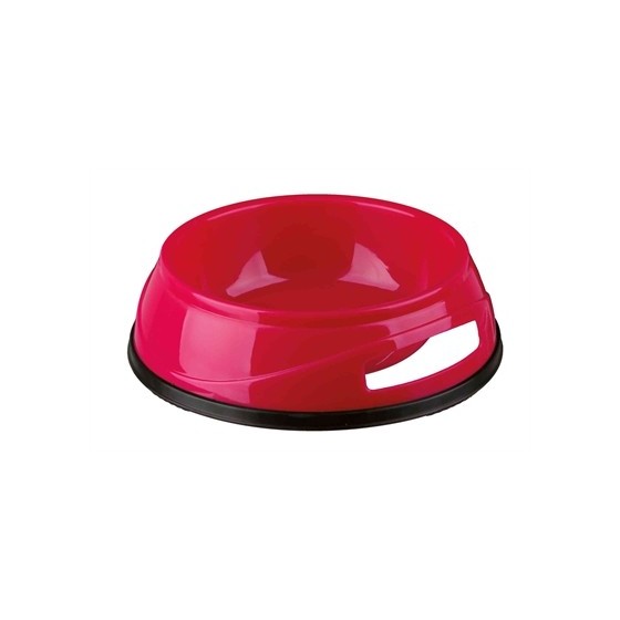 Trixie Voerbak Zwaar Kunststof / Rubberbodem Assorti 14X14 CM 500 ML 4 ST