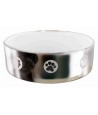 Trixie Voerbak Poot Keramiek Zilver / Wit 19X19 CM 1,5 LTR