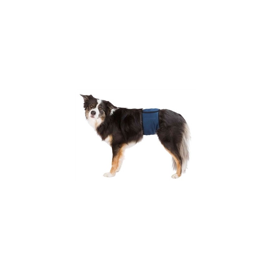 Trixie Plasband Voor Reuen Mesh Donkerblauw M 45-55 CM 2 ST