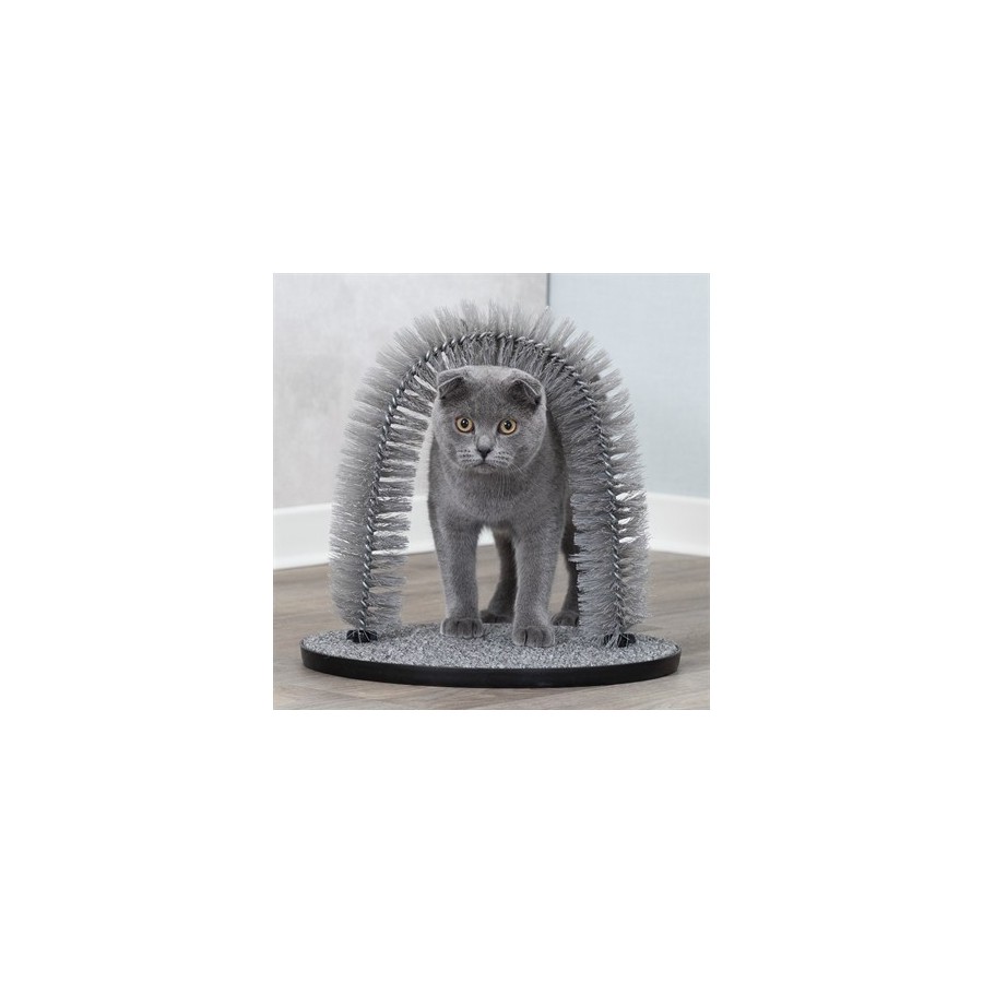 Trixie Massage- En Vachtverzorgingsboog Grijs 36X33 CM