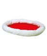 Trixie Mand Rond Wolwit / Rood 47X38X6 CM