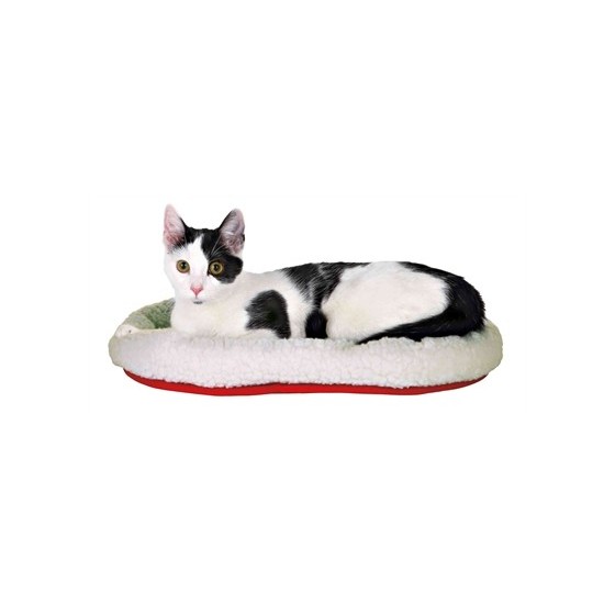 Trixie Mand Rond Wolwit / Rood 47X38X6 CM