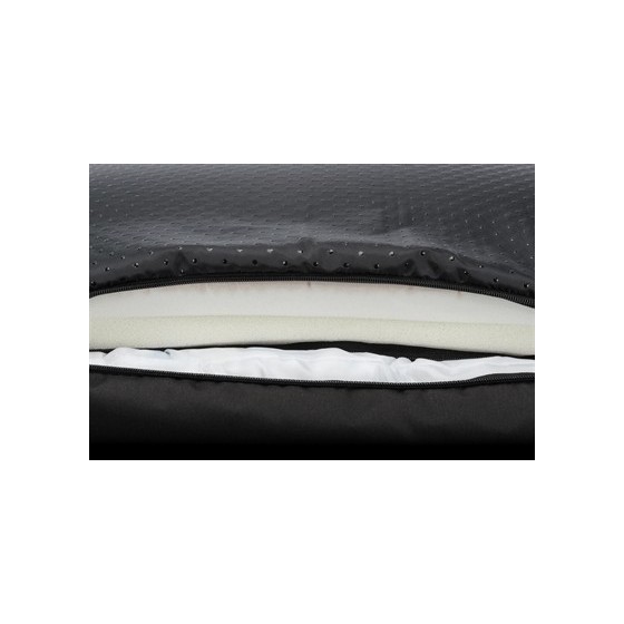 Trixie Hondenmand Samoa Vital Hoekig Orthopedisch Zwart 80X65X25 CM