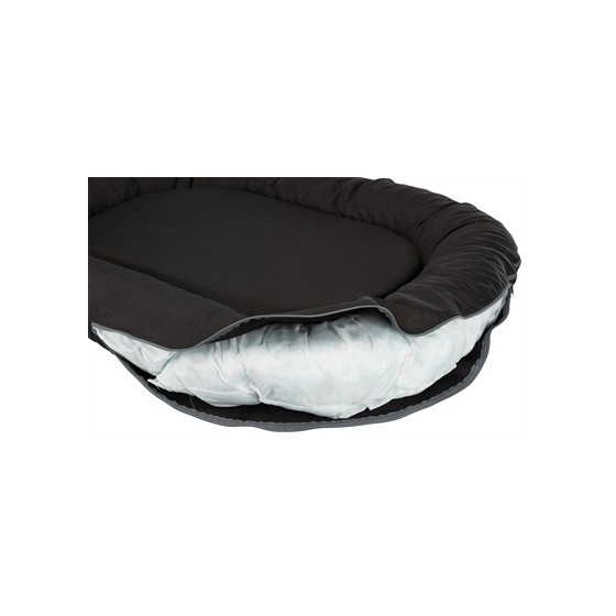 Trixie Kussen Samoa Vital Ovaal Orthopedisch Zwart 90X70X11 CM