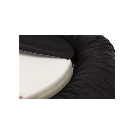 Trixie Kussen Samoa Vital Ovaal Orthopedisch Zwart 90X70X11 CM