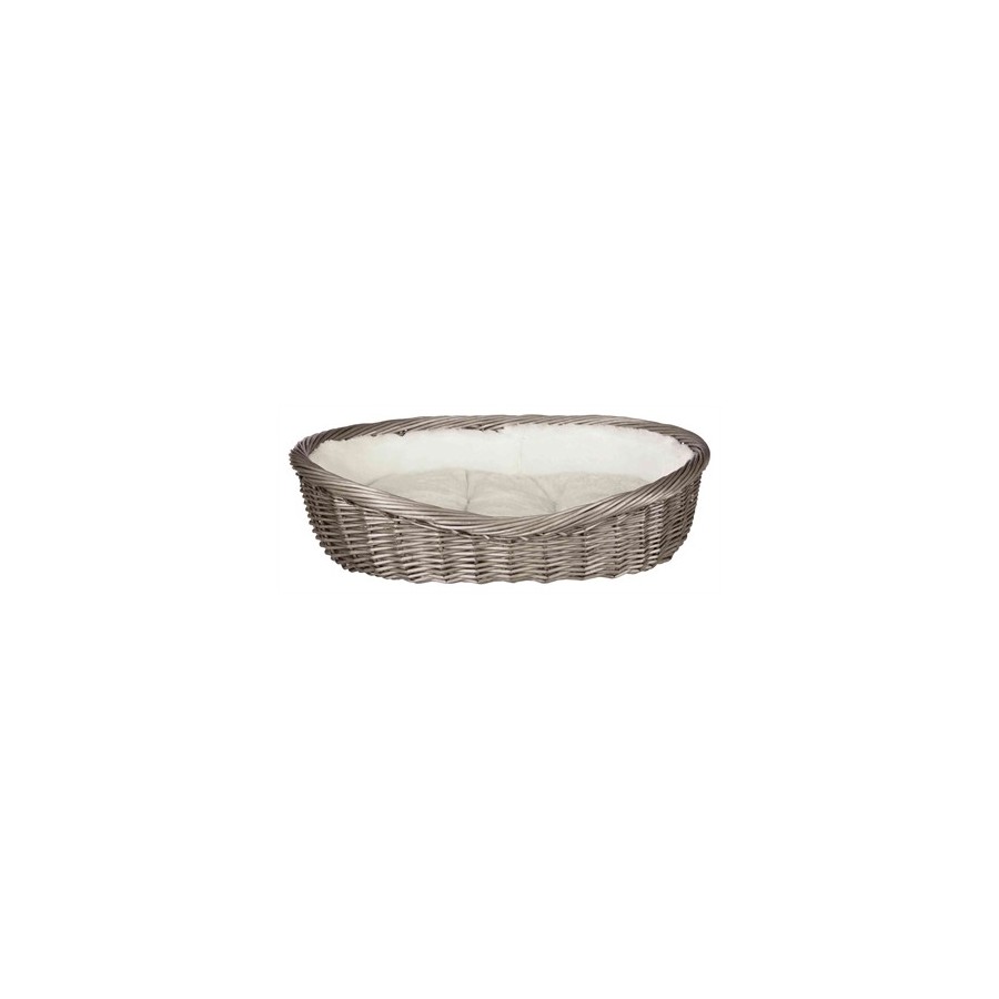 Trixie Mand Wilg Met Binnenvoering En Kussen Grijs 60X46X16 CM