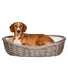 Trixie Mand Wilg Met Binnenvoering En Kussen Grijs 60X46X16 CM