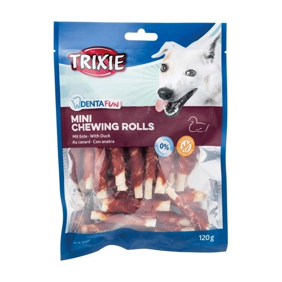 Trixie Denta Fun Mini Duck Chewing Rolls 6X120 GR 6 CM