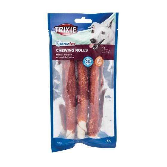 Trixie Denta Fun Duck Chewing Rolls 6X140 GR 17 CM