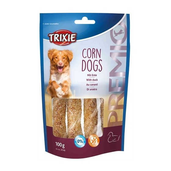 Trixie Premio Corn Dogs Eend 6X100 GR