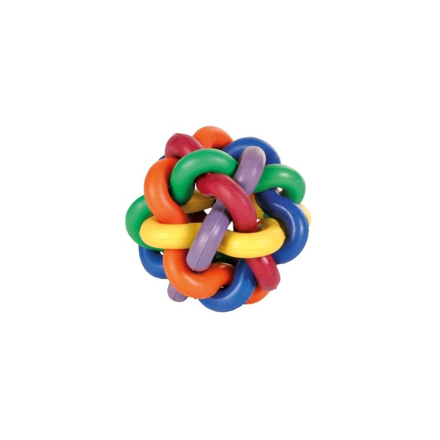 Trixie Natuurrubber Knoopbal 7X7X7 CM 3 ST